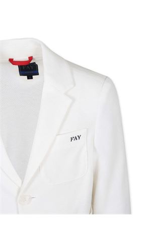 white cotton dress FAY KIDS | FU3P30J0376101BC